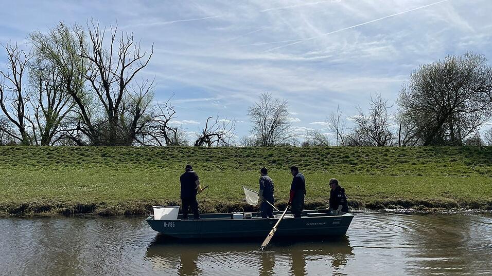 &bdquo;L&auml;ngst traurige Routine&ldquo; sei der Rettungseinsatz der Mitglieder des Bezirksfischervereins bei der Hochwasser-Simulation.