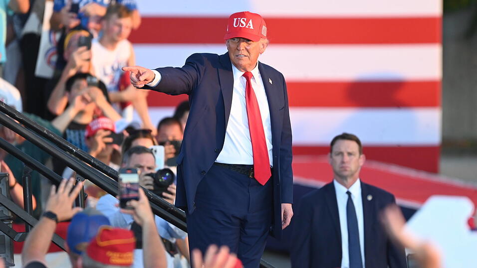 US-Präsident Donald Trump reitet auf einer Erfolgswelle.