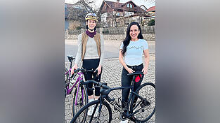 Lieben den Radsport und fahren auch im Verein: Susanna Boxberger (l.) und Sandra Pacher