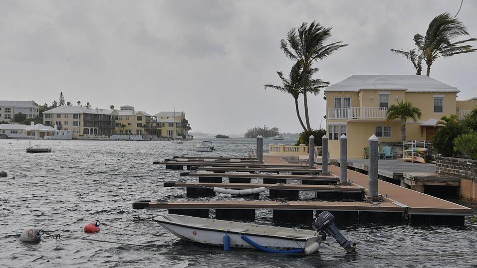 Hurrikan «Imelda» hat die Inselgruppe Bermuda im Nordatlantik erreicht.