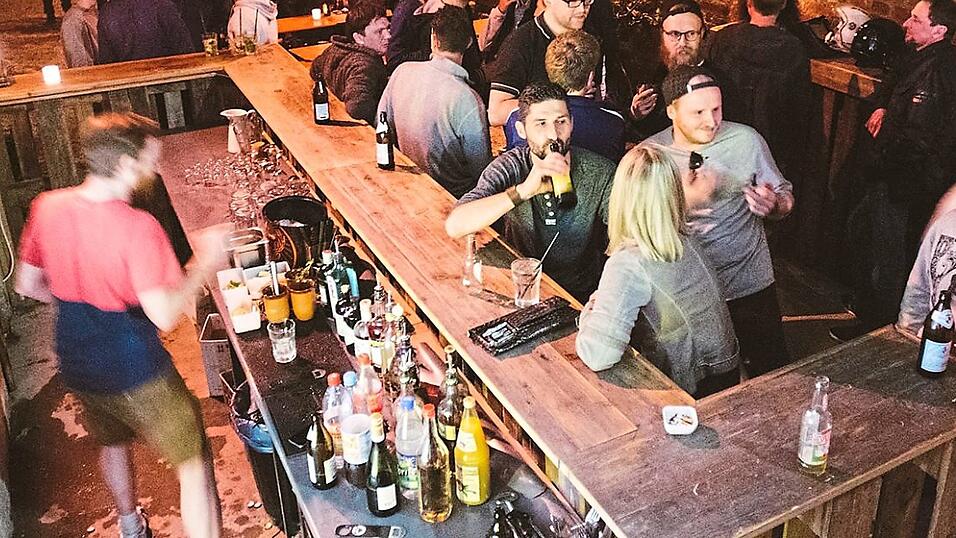 So sah der Zap-Biergarten in Vor-Corona-Zeiten aus. So sah der Zap-Biergarten in Vor-Corona-Zeiten aus.