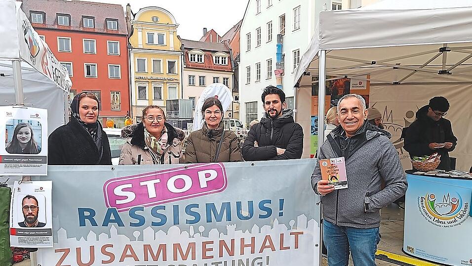 Vertreter des Integrationsbeirates mit einer klaren Botschaft.