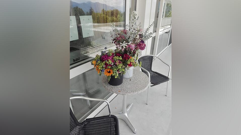 Auch die Terrasse hat sich Matthias Keck eingerichtet. 