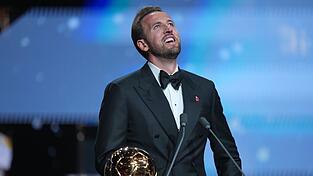 Harry Kane ist mit dem Ballon d'Or ausgezeichnet worden.