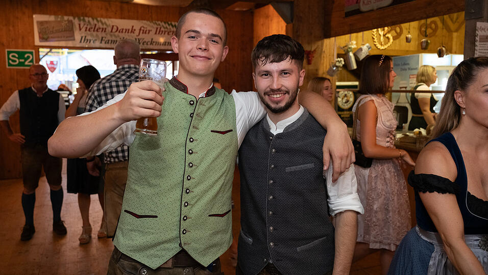 Die Partybilder vom Montag, 14. August 2023, aus dem Festzelt Weckmann.