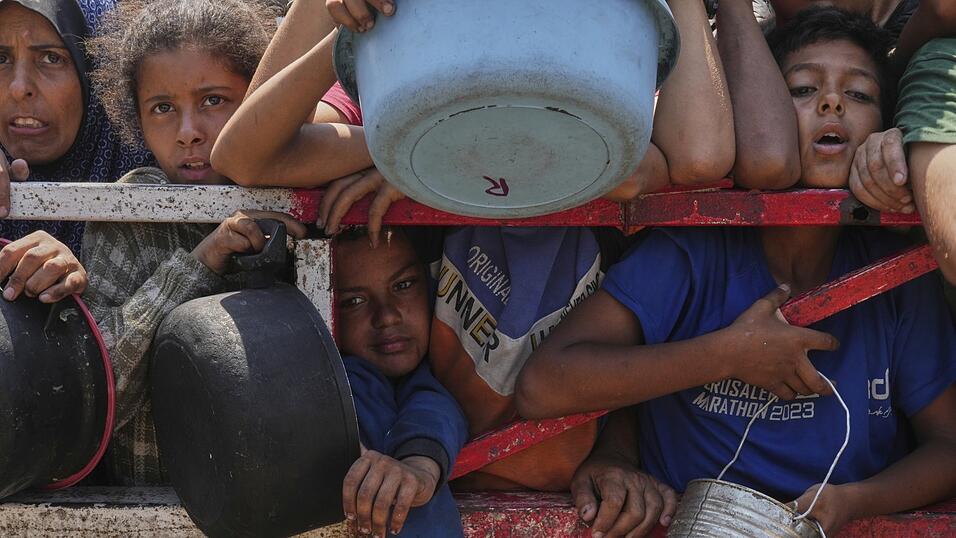 Besonders Kinder sind von der im Gazastreifen herrschenden Hungersnot betroffen.