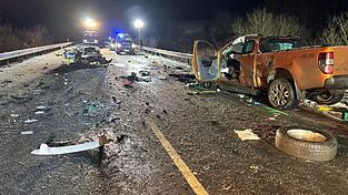 Bei einem Verkehrsunfall kam ein Polizeibeamter ums Leben. (Handout)