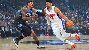 Die Orlando Magic mit Topspieler Paolo Banchero verpassten gegen Detroit auch die zweite Chance, die Serie zu beenden.