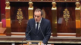 Der französische Premierminister Sebastien Lecornu sprach am Dienstag vor der Nationalversammlung.