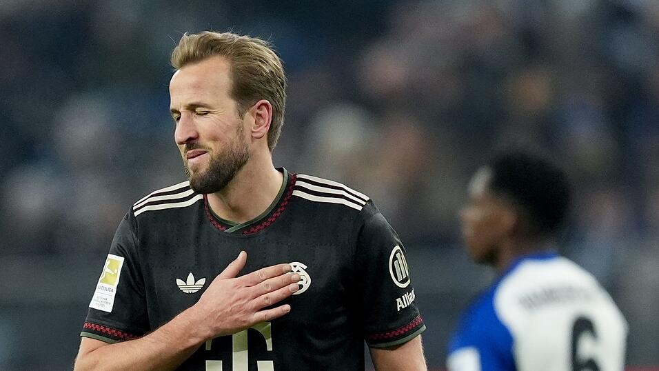 Sein 22. Saisontor half nicht: Bayerns Torjäger Harry Kane. Sein 22. Saisontor half nicht: Bayerns Torjäger Harry Kane.