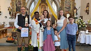 Die Familie mit dem Täufling Die Familie mit dem Täufling