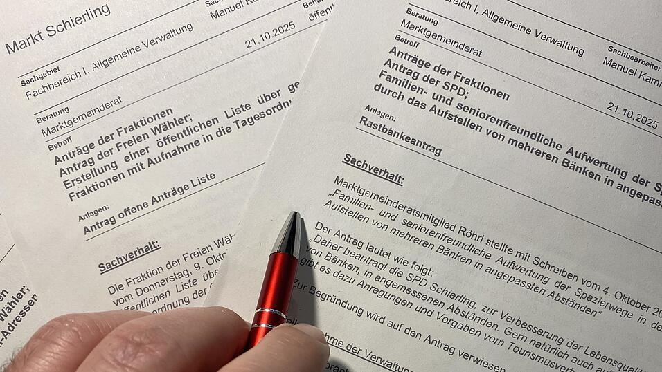 Über mehrere Anträge von FW und SPD haben die Marktgemeinderäte beraten.