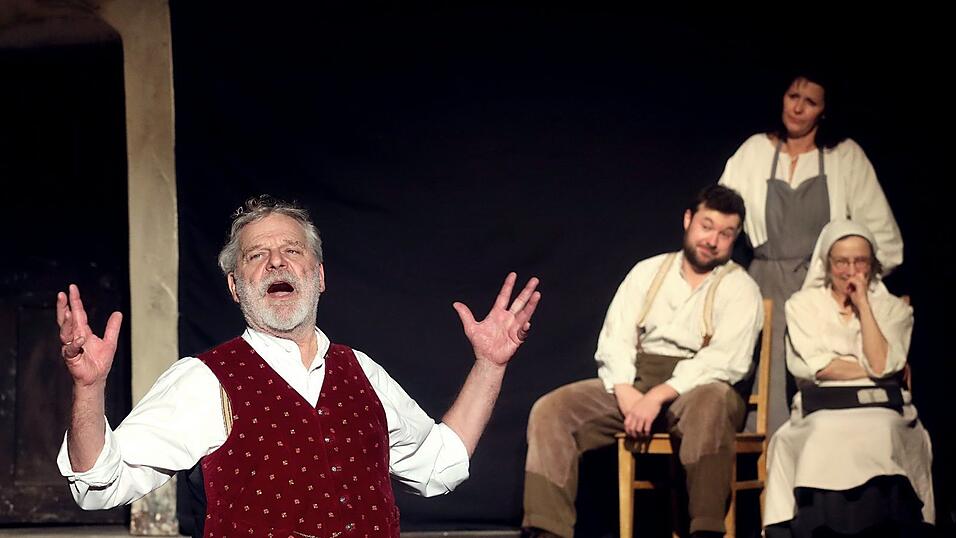 Alles im Griff: Der Nepomuk war cder Dreh- und Angelpunkt des Wildschütz-Lieds... Alles im Griff: Der Nepomuk war cder Dreh- und Angelpunkt des Wildschütz-Lieds...