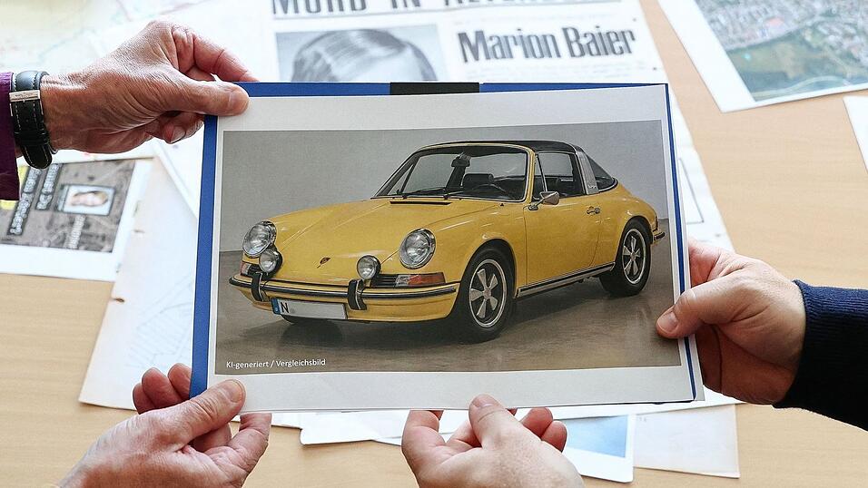 In solch einem Auto - das Bild ist KI-generiert - soll der Täter laut Zeugenaussagen mit Marion Baier vor der Tat gestritten haben. In solch einem Auto - das Bild ist KI-generiert - soll der Täter laut Zeugenaussagen mit Marion Baier vor der Tat gestritten haben.