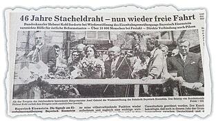 Auch das Straubinger Tagblatt berichtete über das historische Ereignis. Auch das Straubinger Tagblatt berichtete über das historische Ereignis.