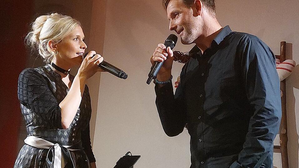 Tammy im Duett mit dem Rosenheimer Klaus Danner.