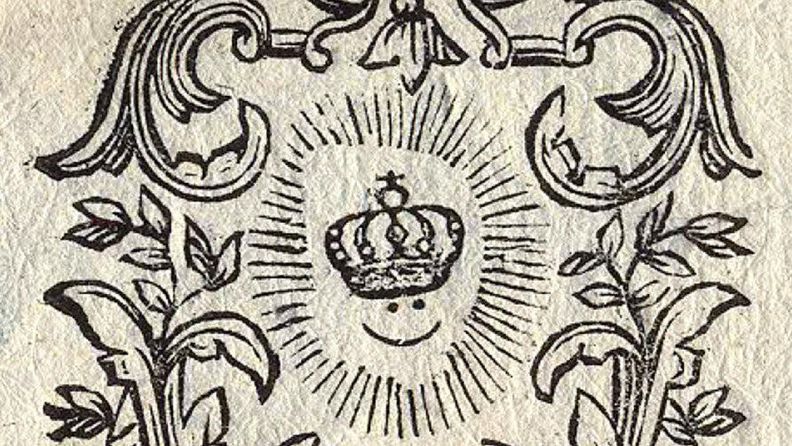 Der älteste bisher entdeckte Smiley der Stadt wurde 1771 gedruckt und ist derzeit im Historischen Museum Regensburg zu sehen. (Foto: Stadt Regensburg)