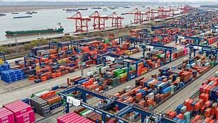 Chinas Wirtschaftsleistung wird von Exporten mit angetrieben. (Symbolbild)