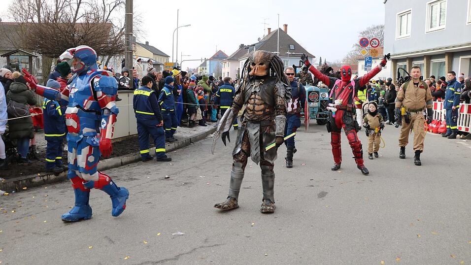 Beim Bogener Faschingsumzug war einiges geboten.