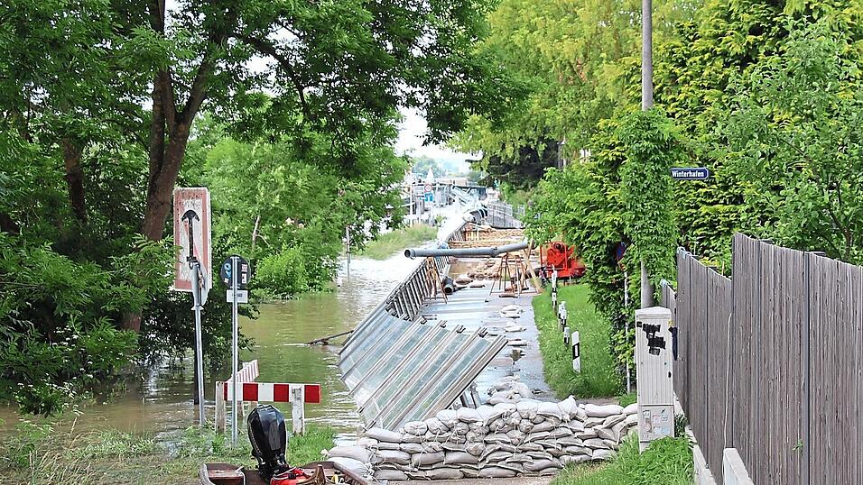 Beim Hochwasser 2024 war der Untere W&ouml;hrd stark betroffen.
