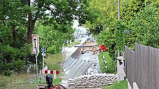 Beim Hochwasser 2024 war der Untere Wöhrd stark betroffen. Beim Hochwasser 2024 war der Untere Wöhrd stark betroffen.