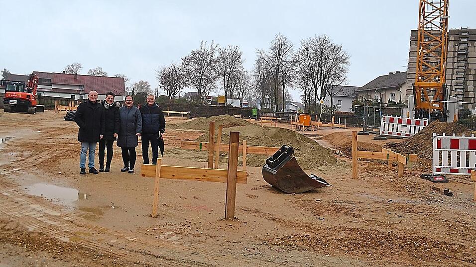 Besichtigung auf der Baustelle