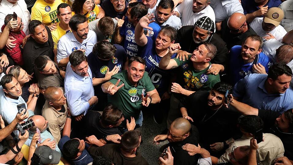 'Hier flie&szlig;t das Blut Bolsonaros', sagte Fl&aacute;vio Bolsonaro. (Archivbild)