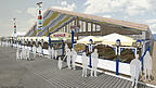 So wird das neue Festzelt Reisinger beim Gäubodenvolksfest 2025 aussehen.