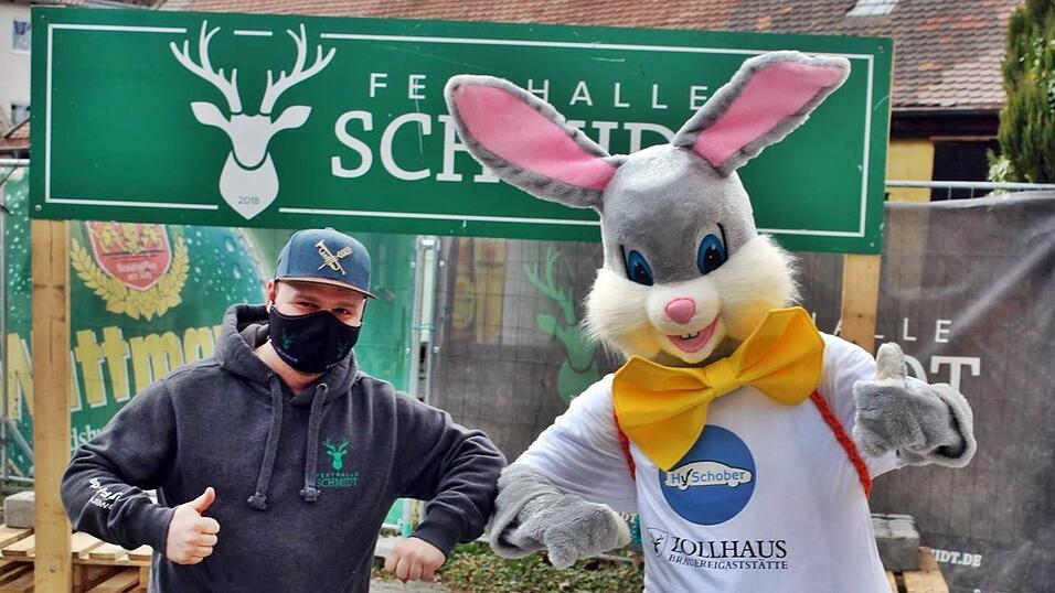 Zum Osterwochenende durfte sich das Personal des Dult Drive-In in Landshut über besondere Unterstützung freuen.