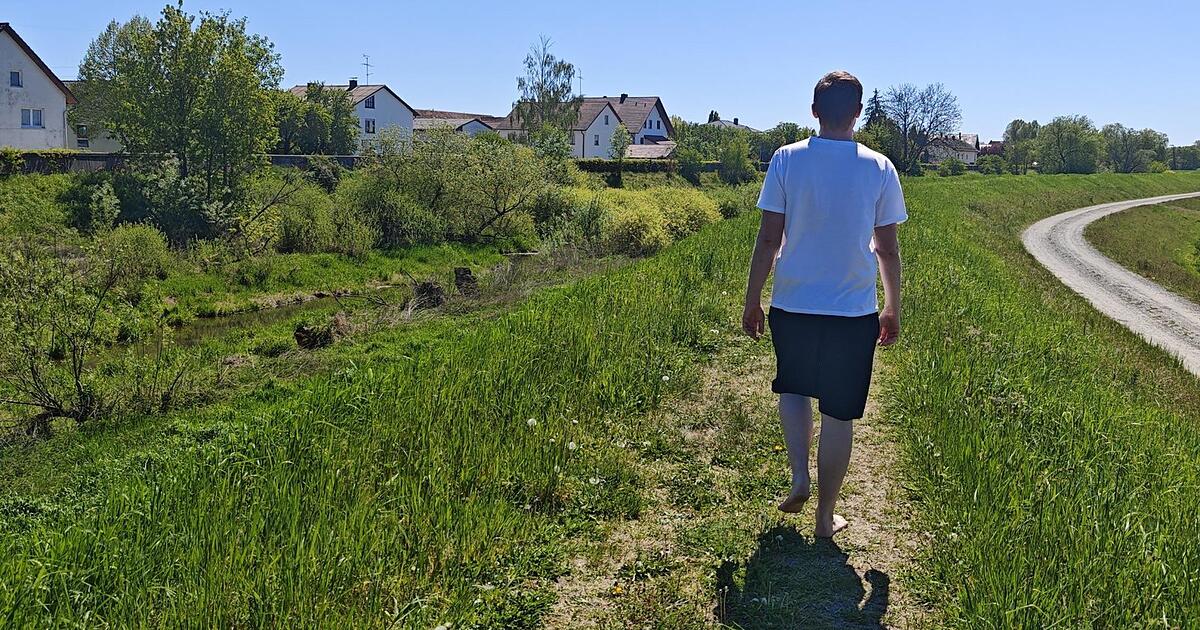 Der „Barfußwanderweg zur Donau“ in Straubing: Ein Selbstversuch