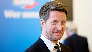 AfD-Landeschef Martin Vincentz während des Landesparteitags in Marl. AfD-Landeschef Martin Vincentz während des Landesparteitags in Marl.
