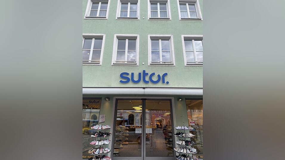 Die Sutor-Filiale in der Landshuter Altstadt.