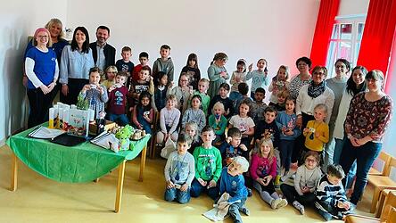 39 Vorschulkinder freuten sich &uuml;ber ihren &bdquo;Kneippf&uuml;hrerschein&ldquo;.