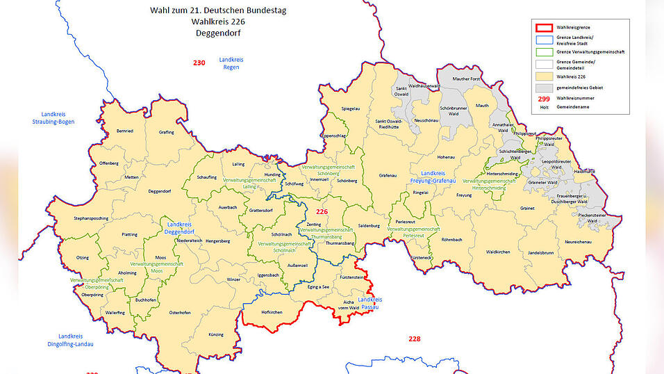 Der Wahlkreis Deggendorf