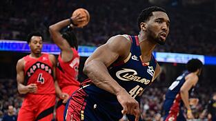 Donovan Mitchell war der herausragende Akteur der Cleveland Cavaliers.