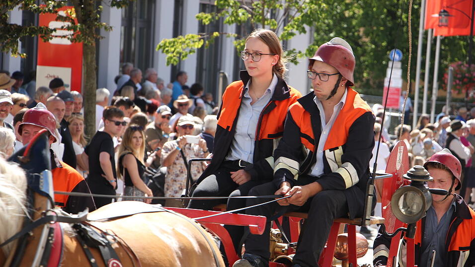 Der 35. Rosstag in Bad K&ouml;tzting. Bilder vom Festumzug &bdquo;Landwirtschaft und Handwerk von damals&ldquo;.