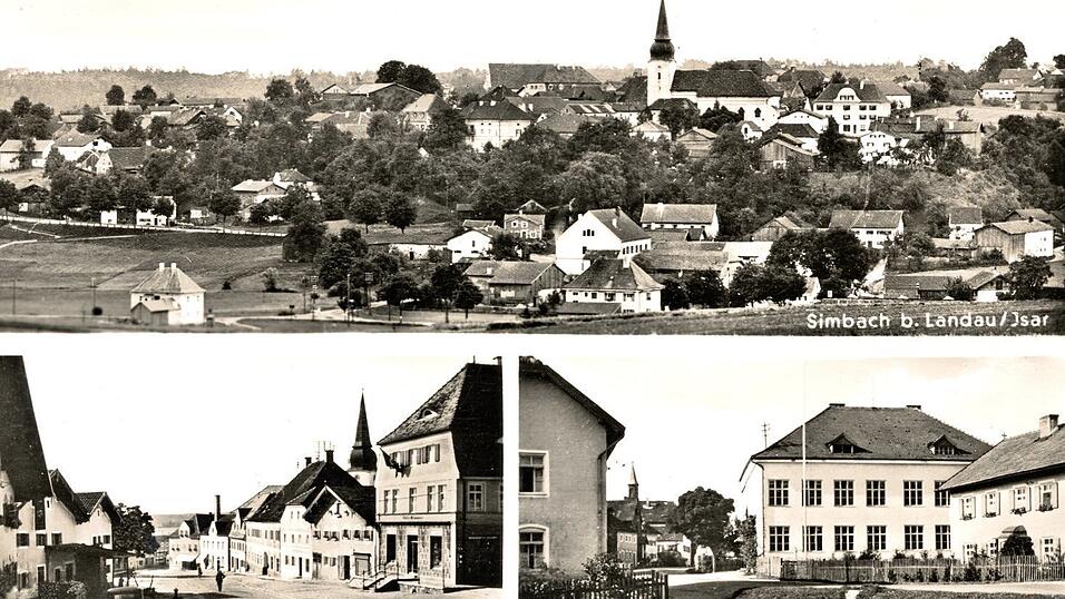 Eine Postkarte von 1942. Drei Jahre vor Kriegsende sah der Markt Simbach noch so aus. Unten rechts sind Schule und Kindergarten des Marktes zu sehen. Dekan Baptiste Rois beschreibt in einem Bericht, wie es dem Markt 1945 erging. (Archivfoto) Eine Postkarte von 1942. Drei Jahre vor Kriegsende sah der Markt Simbach noch so aus. Unten rechts sind Schule und Kindergarten des Marktes zu sehen. Dekan Baptiste Rois beschreibt in einem Bericht, wie es dem Markt 1945 erging. (Archivfoto)
