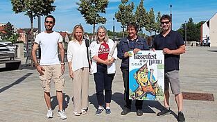 Moatasam Yunes (von links), Marion Altmann, Sabine Watzlawik, Reinhard Kellner und Daniel Frost stehen in den Startlöchern. Moatasam Yunes (von links), Marion Altmann, Sabine Watzlawik, Reinhard Kellner und Daniel Frost stehen in den Startlöchern.