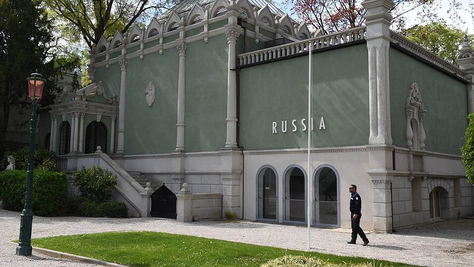 Der russische Pavillon bei der Kunstbiennale in Venedig ist umstritten. (Archivbild) Der russische Pavillon bei der Kunstbiennale in Venedig ist umstritten. (Archivbild)