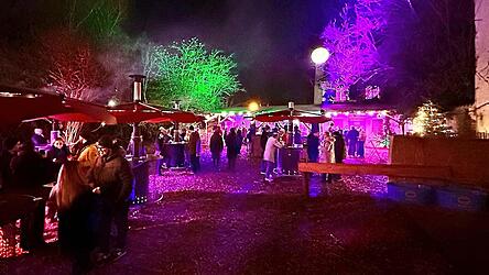 Der „Glühgarten“ an der Preysingallee richtet sich mit Discoabenden und Livekonzerten vornehmlich an junges Publikum.