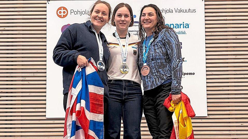Wo Marie-Therese Bartl ist, ist oben: Insgesamt sieben Mal stand die Landauerin bei der WM auf dem Treppchen.