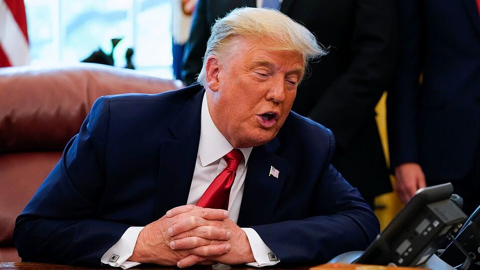 Machado habe ihm den Preis gewidmet, erzählte Trump nach dem Gespräch. (Archivbild) Machado habe ihm den Preis gewidmet, erzählte Trump nach dem Gespräch. (Archivbild)