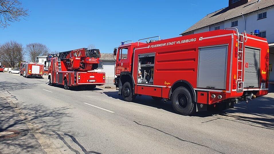 Am Dienstagnachmittag hat es in Aham auf dem Gel&auml;nde der Firma Ballistol gebrannt.
