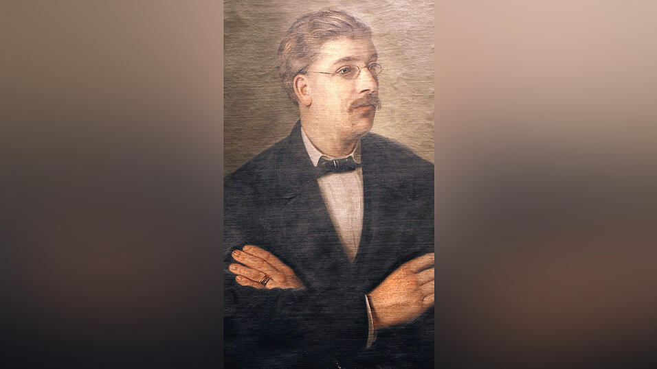 Clemens Attenkofer, um 1862 (Gemälde im Verlagsgebäude) Clemens Attenkofer, um 1862 (Gemälde im Verlagsgebäude)