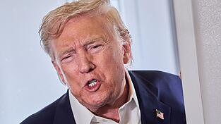 Donald Trump reagierte froh auf die Nachricht von Colberts Absetzung. (Archivbild)
