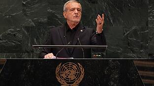 Der iranische Pr&auml;sident Massud Peseschkian hat sich bei der UN-Generaldebatte gegen Anschuldigungen der USA gewehrt.
