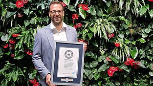 Das Zertifikat bekommt einen Ehrenplatz in der „Einhell-Welt“, verspricht Unternehmenssprecher Daniel Ritt.