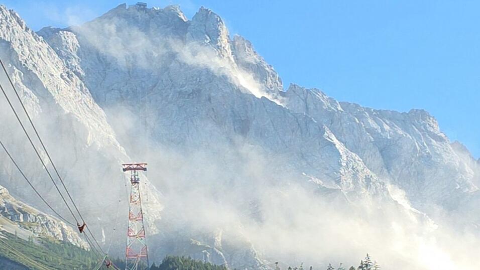 An der Zugspitze gab es einen großen Felssturz. (Archivbild) An der Zugspitze gab es einen großen Felssturz. (Archivbild)