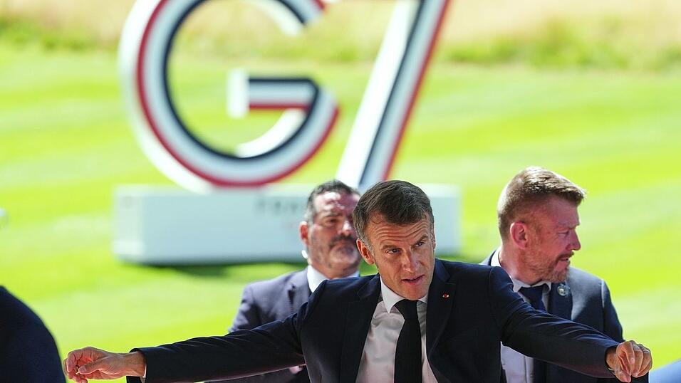 Macron hat als Gastgeber eine lange Liste von Themen erstellt. Macron hat als Gastgeber eine lange Liste von Themen erstellt.