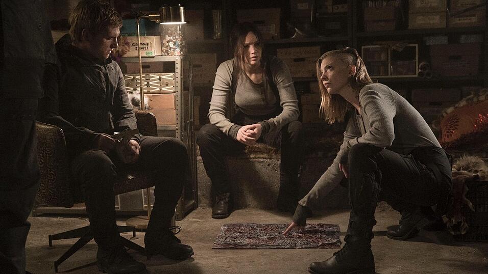 Das Bild zeigt eine Szene aus 'Tribute von Panem - Mockingjay 2'.